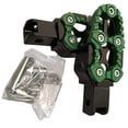 thumbnail image 2 of Par Posapies Traseros Para Moto Genéricos Verdes De Aluminio, 2 of 3