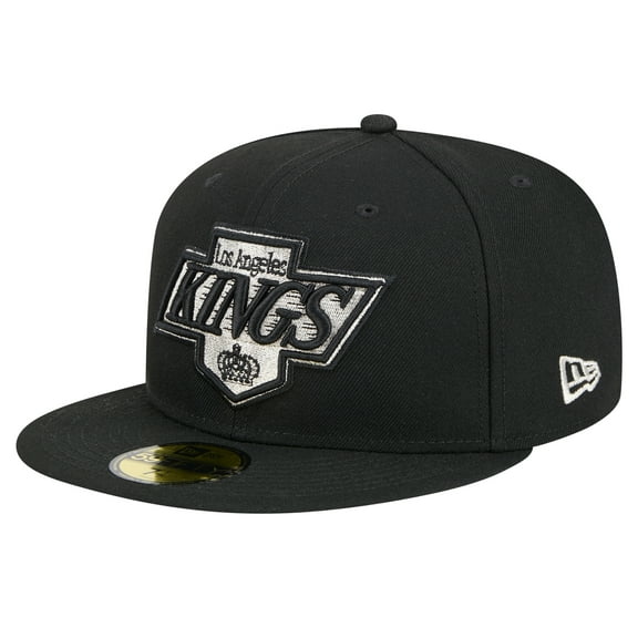 Men's New Era  Black Los Angeles Kings Core 59FIFTY Fitted Hat