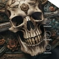 thumbnail image 3 of Fotbe Metal Style Horned Skull Gorro Clásico de Béisbol, Gorra Ajustable con Broche Snapback, Gorro de Exterior de Algodón Suave, 3 of 6