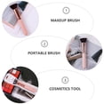 thumbnail image 2 of 2Pcs Wooden Handle Makeup Brush Liquid Foundation Brush Cosmetics Tool Pink, 2 of 8