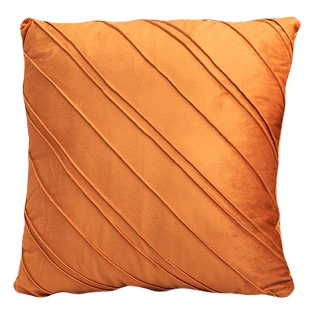 Funda de almohada de terciopelo en casa: funda de almohada bordada de color sólido de sarga