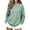 Army Green, variant on Women's Gingham Plaid Sweatshirt Crew Neck Long Sleeve Loose Fit Casual Pullover Top