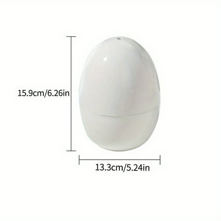 

CNKOO Microwave Egg-Shaped Cooker - Efficient Egg Boiler Battery-Free & Portable Ideal for Home & Workplace Breakfasts ZZZ