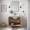 thumbnail image 7 of Fresca Fcb4436-Cwh-U Sawyer 36" Free Standing Single Basin Vanity Set - Mocha Birch, 7 of 7