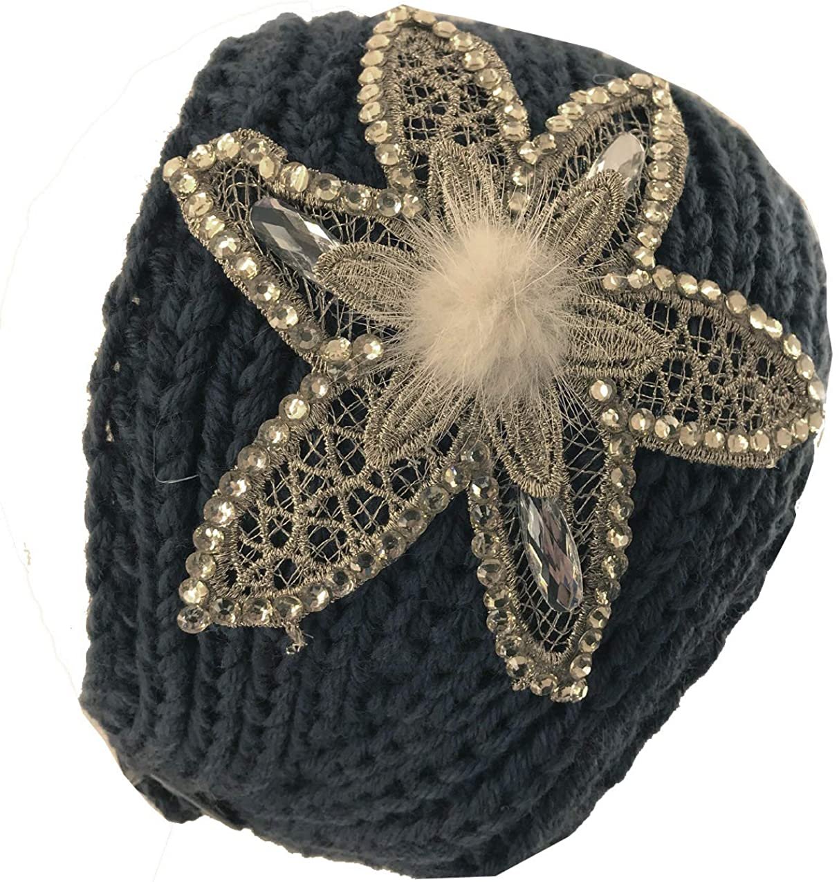 Womens Ear Warmers Headbands Cold Weather Warm Kable Knitted Head Wrap