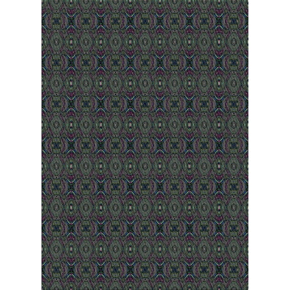 Ahgly Company Indoor Rectangle Patterned Gray Novelty Area Rugs, 2' x 5'