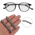 thumbnail image 2 of Unique Bargains 5 Pair Eyeglass Temple Tips Double-sided Opening Pattern Anti-slip Ear Hooks 2.20"x0.24" Gray, 2 of 5