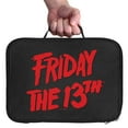 thumbnail image 3 of Friday The 13Th Logo Insulated Soft Sided Lunch Box - Reusable Lunch Bag For School Office Work, BPA Free, 3 of 5