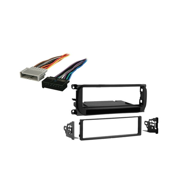 Fits Dodge Dakota 2001 Single DIN Car Stereo Harness Radio Install Dash Kit