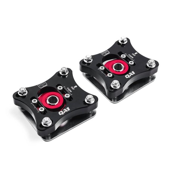 QA1 Camber Caster Plate CC115 For Use With QA1 Proma Star Struts Only; Bolt-On; Aluminum; Set Of 2; With Hardware