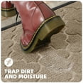 thumbnail image 3 of PABUBE Outdoor Door Mat Non Slip Backing Doormat,Low Profile Doormat Entry Rug, Outside Floor Mat for Entryway, Khaki, 24" x 36", 3 of 7
