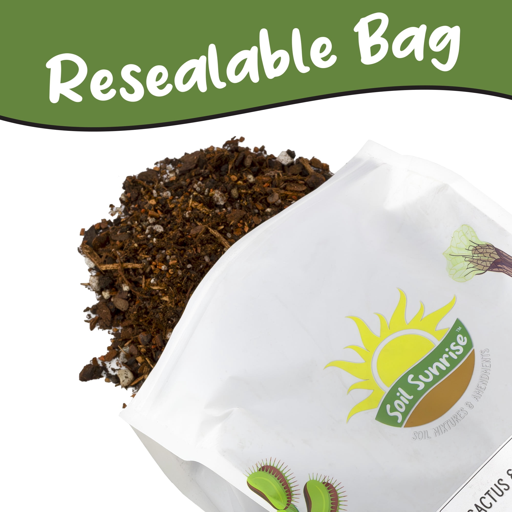 Cactus and Succulent Potting Mix (8 Quarts), Special Blend--Fast Draining and Desert-Style Gritty