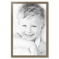 thumbnail image 2 of ArtToFrames 26" x 40" Aged White Gold Picture Frame, 26x40 inch Silver Wood Poster Frame (WOM-2036),  Pack, 2 of 7