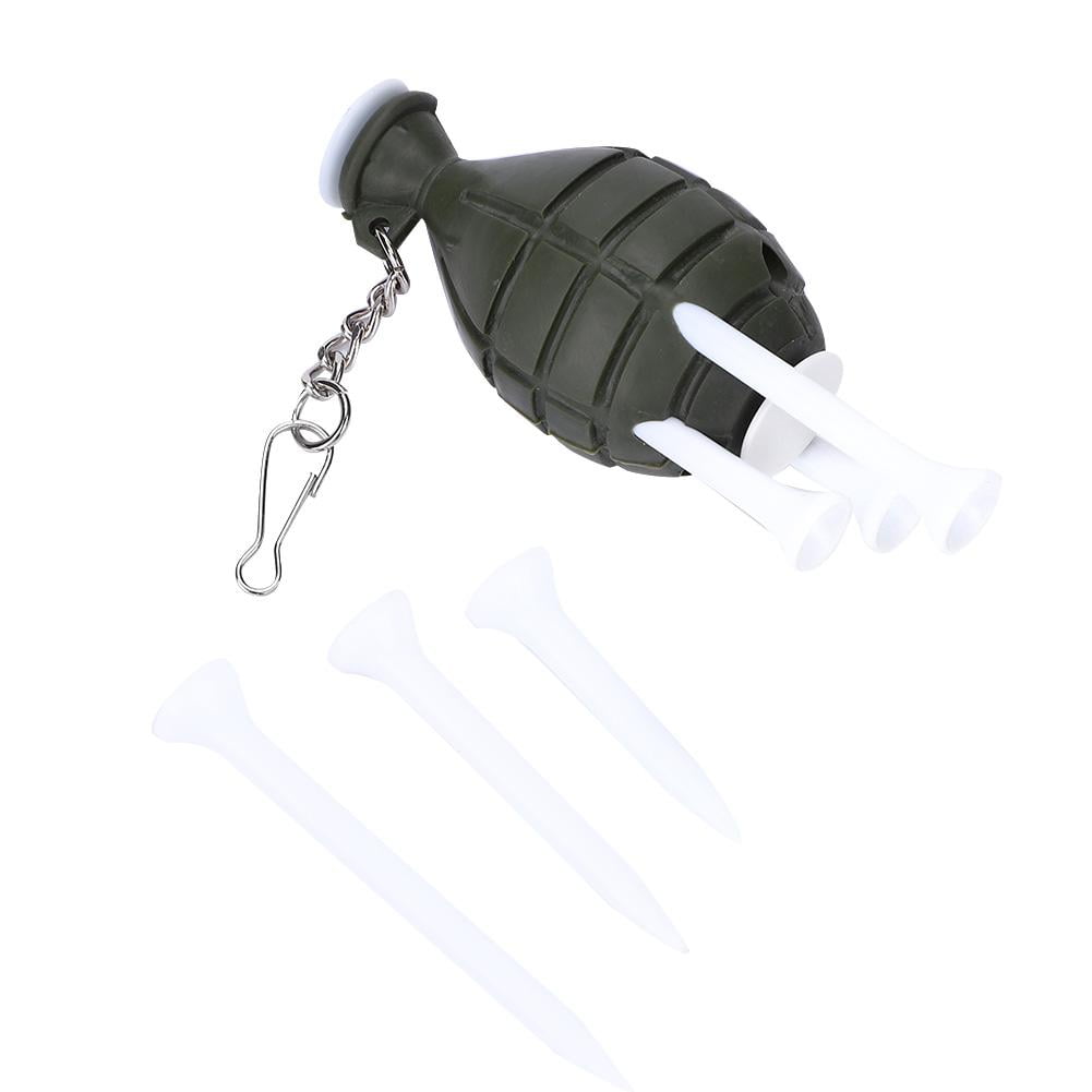 Tebru Portable TPE & Plastic Golf Tees Holder Carrier with Tee Ball