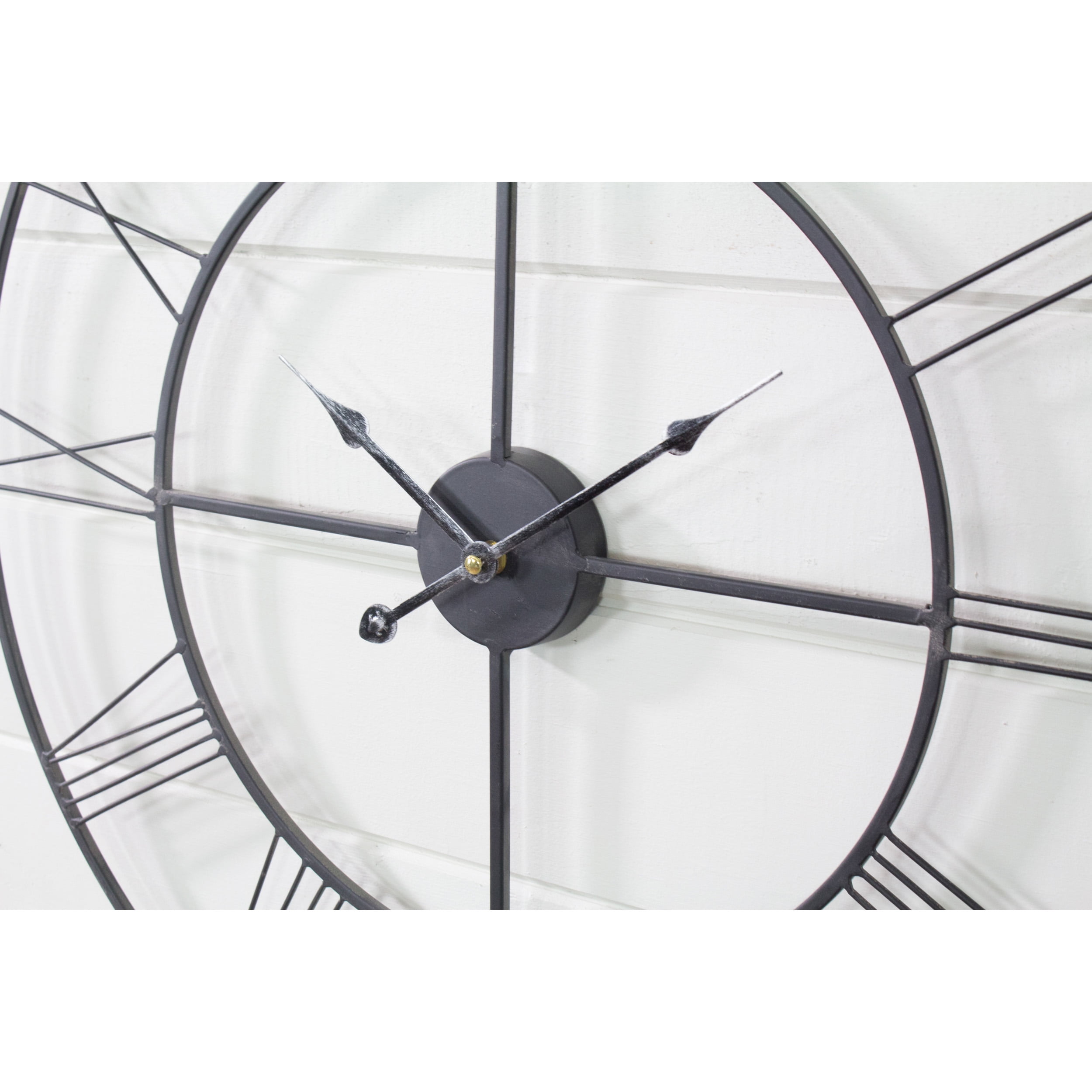 Aspire Home Accents 0.5" Quartz Farmhouse Wall Clock