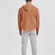 thumbnail image 2 of Camisetas de Manga Larga para Hombre Mezcla de Algodón Color Sólido Abrade Sudadera con Capucha, Suelta Camisa Casual con Capucha, 2 of 3