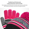 thumbnail image 6 of GYRATEDREAM 2 Pieces Kids Beanie Hat Gloves Set Knit Winter Warm Set for Toddler Boys Girls 4-10 Years, 6 of 6