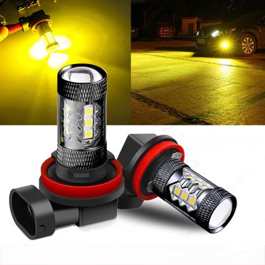 yellow LED fog light bulbs For Mazda 3 2004-2017