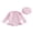 Pink, variant on BemeyourBBs Toddler Baby Girl One Piece Eyelet Swimsuit with Sun Hat Newborn Infant Girls Bathing Suit Long Sleeve Rash Guard Swimwear Hollow Out Zipper Ruffled Summer Beachwear