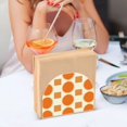 thumbnail image 3 of Yayeee Napkin Holder for Table Set of 2 Kitchen Paper Tissue Organization, Orange Geometric Pattern, 3 of 8