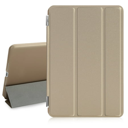 TKOOFN Ultra Thin Magnetic Leather Smart Cover & Back Hard Sleep Wake Case for Apple iPad mini 4  (A1538/ (Best Thin Ipad Mini Case)