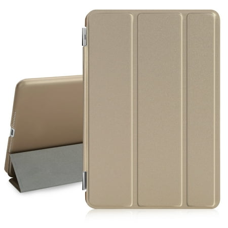 Smart Jacket Ipad Mini TKOOFN Ultra Thin Magnetic Leather Smart Cover & Back Hard Sleep Wake Case for Apple iPad mini 4 (A1538/ A1550) ()