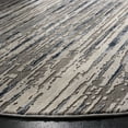 thumbnail image 3 of SAFAVIEH Meadow Carolus Abstract Striped Area Rug, Grey/Light Grey, 6'7" x 6'7" Round, 3 of 7