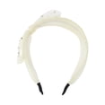 thumbnail image 4 of Unique Bargains 1 Pc Mesh Bow Headbands for Women Beige, 4 of 6