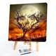 thumbnail image 2 of Lienzo de árbol de luna de Halloween, pintura al óleo pintada por números, arte de pared de dormitorio moderno Tmvgtek 5vn9qk4yl3ah2gn9, 2 of 9