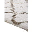 thumbnail image 4 of Chesapeake Microfiber Polyester Shag Ivory Base with Grey Design Deco Area Rug (5'x7'), 4 of 6