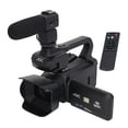 thumbnail image 4 of Videocámara Con Cámara De Video 4K, Cámara De Video Transmisión Digital WiFi Micrófono Externo Sensor CMOS De 48MP Control Remoto 2.4G Para Exteriores, 4 of 7