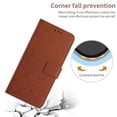 thumbnail image 3 of Flip Wallet Case for Samsung Galaxy A36 with Kickstand & Wrist Strap, Shockproof TPU Inner Brown, 3 of 7