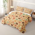 thumbnail image 3 of Erosebridal Kawaii Animal Bed Spread Queen for Boys Girls, Cat Kitten Queen Coverlet Set, 3pcs, 3 of 7