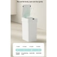 thumbnail image 6 of Not Touch Motion Sensors Trash Can with Quiet Closing Lid Stays Open Mode Odor Control Waste Basket for Bathroom Kitchen, 6 of 9
