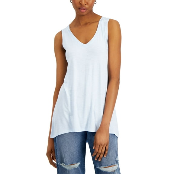 Style & Co Drapey Tank Omphalodes 2XL