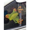 thumbnail image 4 of 5 uds 3D lindo Peep Frog pegatinas divertidas para coche camión ventana vinilo calcomanía gráficos Auto Rojo Verde, 4 of 5