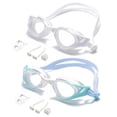 thumbnail image 1 of Gafas de Natación Vista Súper Clara Azul y Blanco Ajustables, 1 of 8