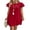 Plain Red, variant on Summer Dresses for Women Mini Dresses 2026 Sundresses Spring Casual Western Crewneck Ruffle Short Sleeve Beach Vacation Clothes