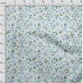 thumbnail image 4 of oneOone Cotton Poplin Blue Fabric Florals Craft Projects Decor Fabric Printed By The Yard 56 Inch Wide, 4 of 4