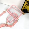 thumbnail image 3 of Bolsos Mano para Mujer Bolso Compras Transparente Informal Bonitos Bolsos para Dinero Bolso para Niñas (rosa), 3 of 9