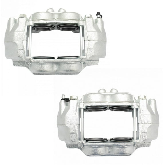 TRQ Front Brake Caliper Set Compatible with 2010-2022 Lexus GX460 2010-2015 Toyota 4Runner