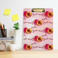 thumbnail image 6 of FMSHPON Watercolor Peach Clipboard Hardboard Wood Nursing Clip Board and Pull for Standard A4 Letter 13x9 inches, 6 of 7
