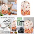 thumbnail image 3 of Renewold Fall Music Blender Cover Red-Orange Maple Leaves Coffee Juice Machine Cover Washable Kitchen Small Appliance Dustptoof Cover Thanksgiving Gift, 3 of 6