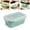 Green, variant on QIJGEBGG 2 PCS Large Collapsible Silicone Food Storage Containers with Lids, Meal Prep Box, Bento Lunch Boxes, Rv Collapsible Bowls for Camping, Kitchen, BPA Free