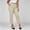 Khaki, variant on Nhthy Women's Office High Waist Straight Leg Ankle Pants, Wrinkle Resistant Fabric with Pockets, 9/10 Business Casual Trousers Gray XXXL