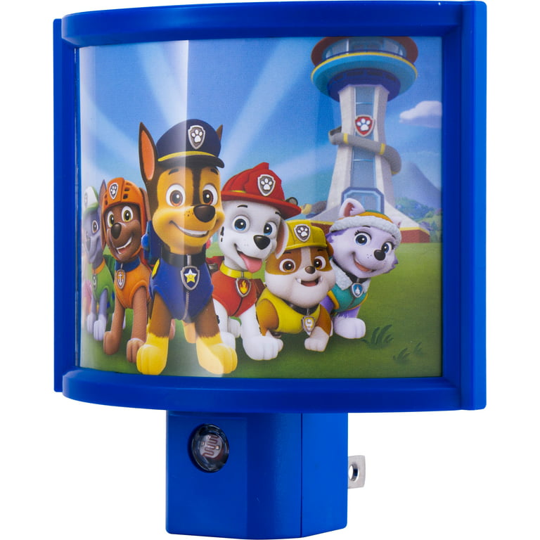 Nickelodeon PAW Patrol Blue LED Auto On/Off Night Light in the