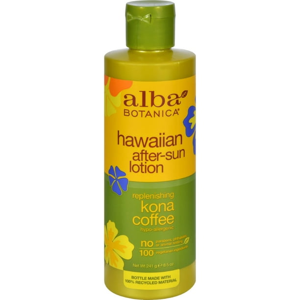 Alba Botanica Hawaiian Kona Coffee After-Sun Lotion après-Soleil - 8,5 fl oz
