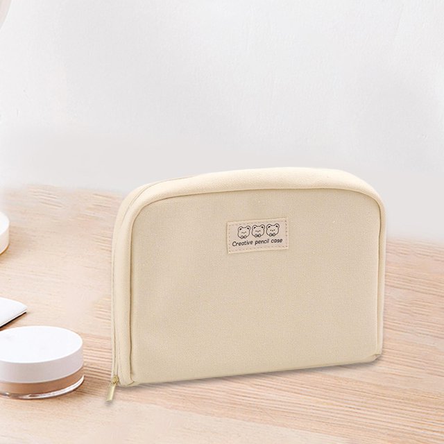 Estuche para lápices de gran capacidad, estuche para papelería, estuche para rotuladores con cremallera, estuche organizador de oficina, estuche para Beige Salvador Dali bolsa de la pluma