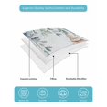 thumbnail image 5 of Blue Coastal Queen Size Down Alternative Comforter, Lightweight Comforter Quilt Bedding Set with Pillow Shams Eucalyptus Leaves Summer Beach Starfish All Seasons Bed Comforter Duvet Insert 90"x96", 5 of 7