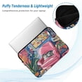thumbnail image 2 of FORMRS 15-15.6 inch Laptop Sleeve Case Soft Carrying Quilted Computer Bag Cover, Art Cat, 2 of 7